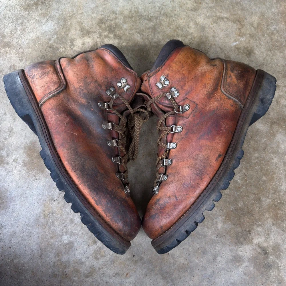 Red Wing Irish Setter Boots Hiking Made in USA Vintage 70s Mens 13 D